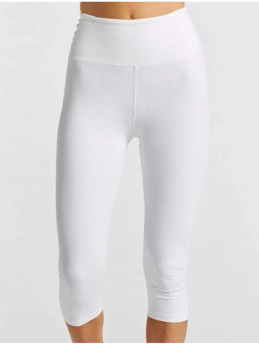 Year of Ours NWOT cream ribbed leggings